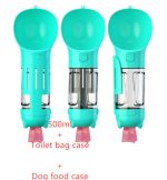 Pet Water Bottle Feeder Bowl Garbage Bag Storage Portable Pet Outdoor Travel 3 In 1 Dog Water Bottle - Slika 7